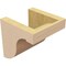 Ekena Millwork 6"W x 6"D x 6"H Wide Del Monte Rough Cedar Woodgrain TimberThane Corbel, Primed Tan CORUR06X06X06DELRCPR - alternate 5